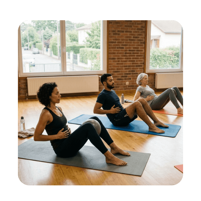 Séances de pilates intervenants MS Dom Lyon